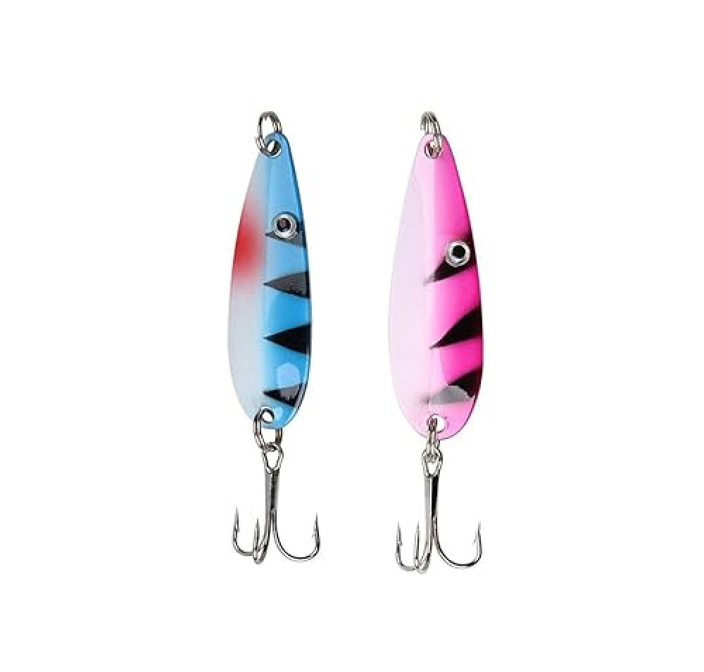 2x Cucharilla De Pesca Anzuelo Triple