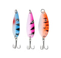 3x Cucharilla De Pesca Anzuelo Triple